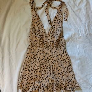 Trixxi Tan and Black Romper.